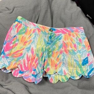 Scalloped shorts Lilly Pulitzer
